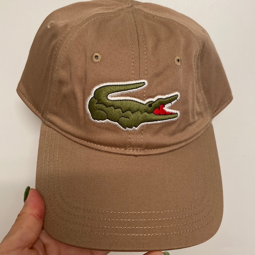 COPY - LACOSTE Big Croc Crocodile Unisex - Brown - Lacoste - Caps & Hats
